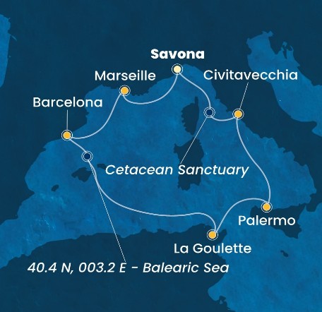 Krstarenje Afrika i Sicilija Costa Smeralda
